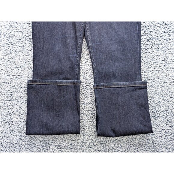 Duluth Bootcut Jeans Size 10 Western Dark Wash Denim Cowboy Stretch Flare Blue - Picture 7 of 11